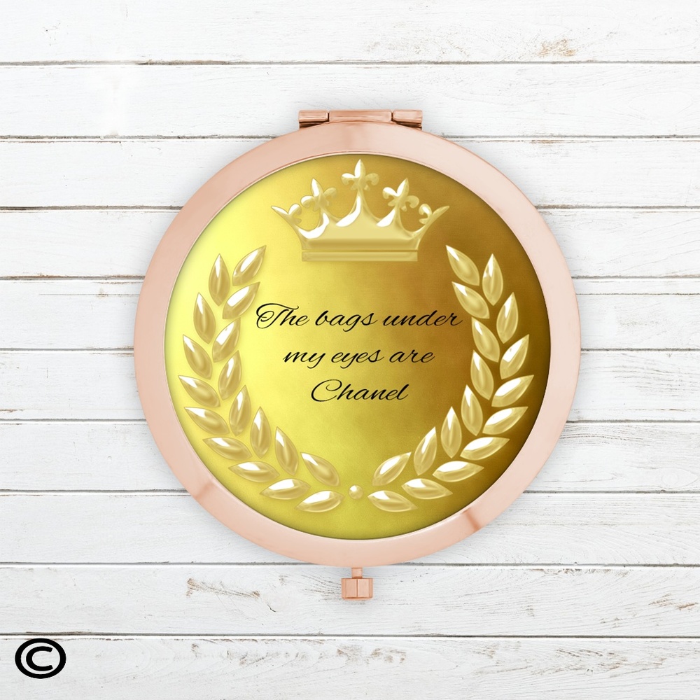 Funny Motivational Compact Mirrors